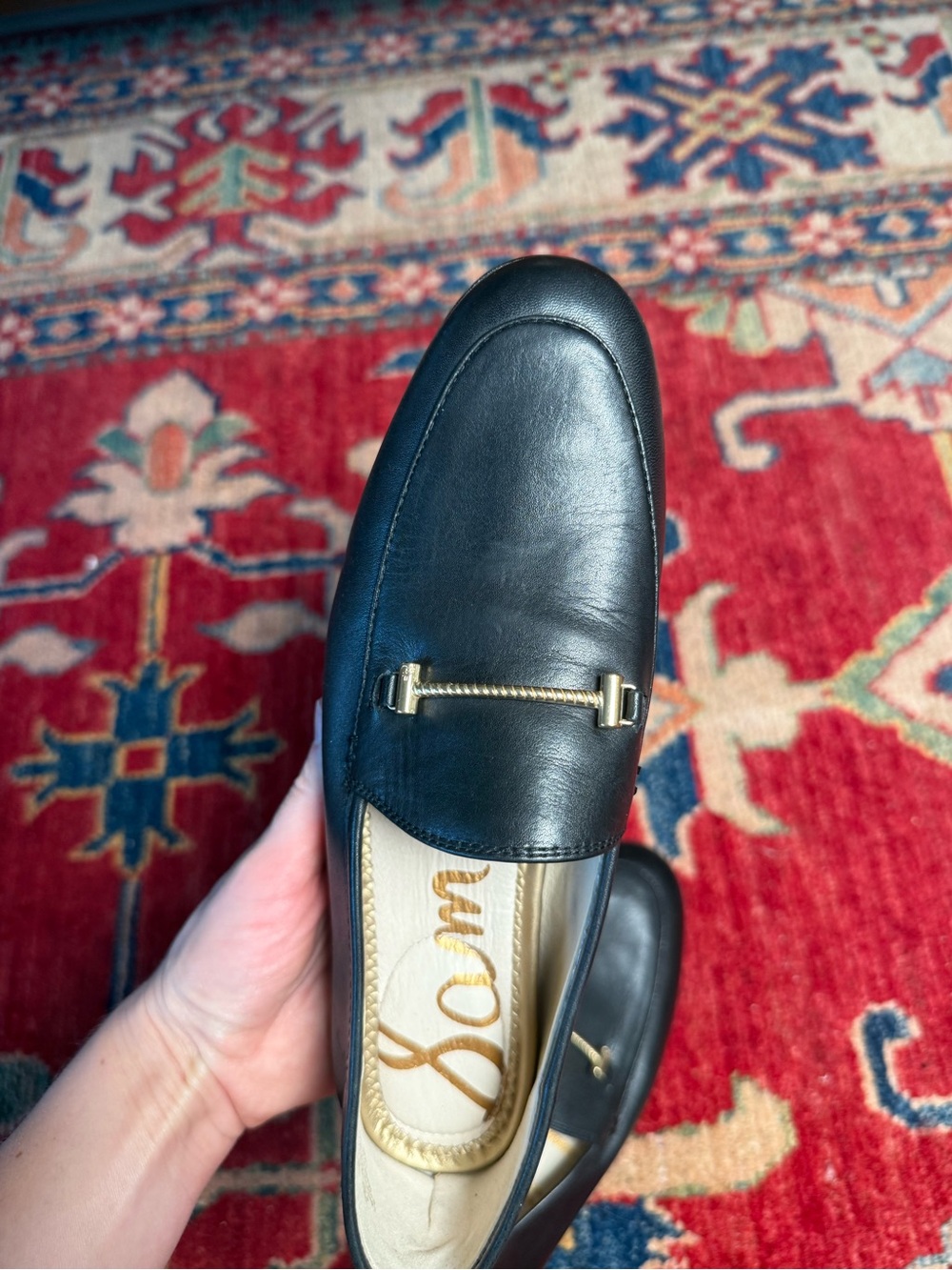NWOT Sam Edelman Lior Black Leather Loafers | 6.5 - Picture 8 of 16